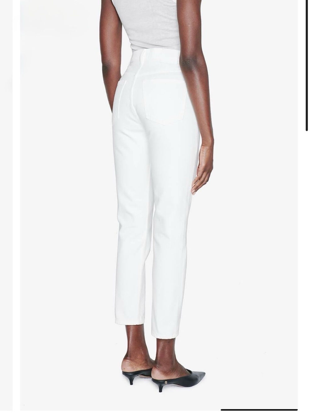 NWT Anine Bing Sonya Jeans White Size 23